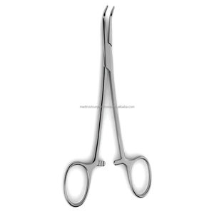 Pinzas Hemostáticas Curvas Manuales de Bajo Precio al por Mayor, Instrumentos Quirúrgicos, Pinzas para Arterias de Acero Inoxidable ISO/CE - Product Image 5