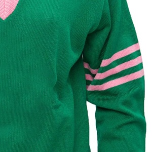 Vente en gros Cardigan unisexe brodé au design tricoté sur mesure pour hommes et femmes vêtements d'hiver décontractés - Product Image 4