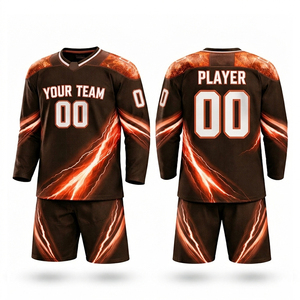 Ensembles de vêtements d'équipe d'été 100% polyester, conçus sur mesure, service OEM, impression par sublimation du nom de l'équipe, séchage rapide - Product Image 6