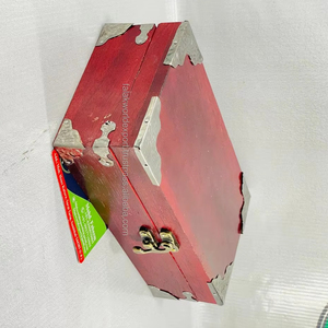 Boîte à bijoux en bois de manguier naturel au design de luxe Look standard poli écologique pour les filles Wending de Falak World Export - Product Image 1