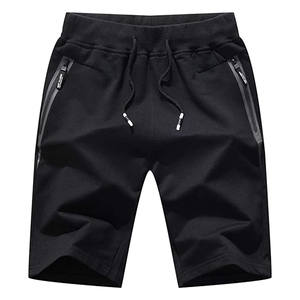 Shorts classiques pour hommes, décontractés, en polyester/coton, unis, écologiques, légers, taille haute, pour l'été, livraison directe d'usine - Product Image 5