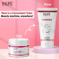 INLIFE B-Enhance Herbal Body Cream 100g Tube Baby Pink Formula Berbasis Tumbuhan untuk Kulit Normal Wanita Penggunaan Sehari-hari