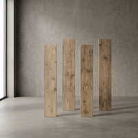 Carreaux de sol en porcelaine brillante effet bois indien 200x1200mm, design bois naturel 20x120cm, garantie 3 ans, épaisseur 12mm