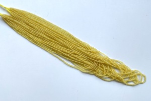 Collier de perles de saphir jaune chauffées de 610,00 carats, pierres précieuses naturelles de qualité supérieure pour la fabrication de bijoux fins - Product Image 2
