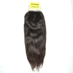Natural Texture Cuticle-Aligned Indian Temple Remy <b>Human</b> Hair Extensions-Machine Double Weft Pre-Bonded Straight <b>Wig</b> Virgin Hair - Product Image 3