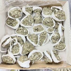 Pirita Natural Premium de Perú, Clúster de Cristales, Espécimen Mineral, Cristal Curativo, Piedra de Pirita Dorada, Decoración, Colección, Amuleto del Amor - Product Image 3