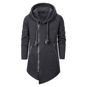 100% poliéster Casual traje mantener caliente hombres manga larga cremallera sudaderas con capucha actividad deportiva juego sudaderas con capucha para entusiastas del Fitness - Product Image 1