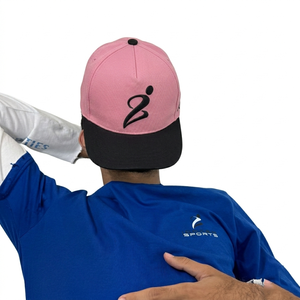 Casquette de baseball pour homme de haute qualité en coton solide imperméable, broderie à la main, tissu popeline pour les sports de plein air, les voyages, casquette de baseball - Product Image 1