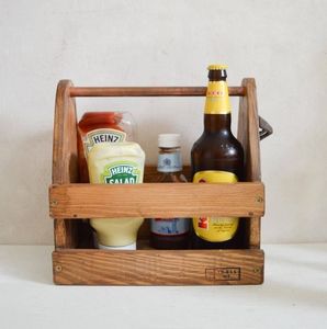 Porte-couverts en bois classique, organiseur de rangement intemporel pour la cuisine, pour fourchettes, couteaux, cuillères, ustensiles de service et décoration de table - Product Image 5