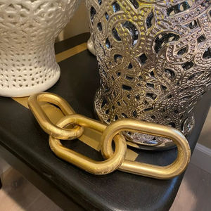 Chaîne à maillons épais en résine acrylique colorée unie, 20x31 mm, épaisseur 6 mm - Product Image 1