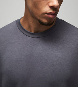 Camisetas de Hombre al por Mayor, 100% Algodón/Poliéster, Alta Calidad, Logotipo Bordado Personalizado, Hombros Caídos, Ecológicas - Product Image 6