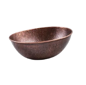 Nouvel Arrivage : Bol de Pédicure en Cuivre Martelé avec Support pour Spa, Bain de Pieds et Pédicure, Bol de Bain de Pieds en Métal Fait Main - Product Image 3