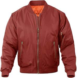 Chaqueta de bombardero cortavientos de invierno para hombre personalizada más vendida al por mayor de manga larga con capucha impermeable lona ecológica - Product Image 1
