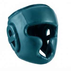Casco de Boxeo Profesional de Cuero Genuino Ajustable, Protección Facial Completa con Espuma EVA de Alta Densidad, Casco de Sparring para MMA y Muay Thai - Product Image 5