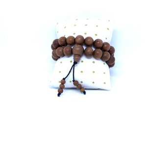 ลูกประคำไม้จันทน์ขาวอินเดีย ขนาด 10 มม. แบบคลาสสิก สำหรับผู้ชายและผู้หญิง ของขวัญสำหรับงานปาร์ตี้ ลูกประคำสวดมนต์ มิสบาฮ์ ทัสบีห์ เตสบีห์ 33 เม็ด - Product Image 2