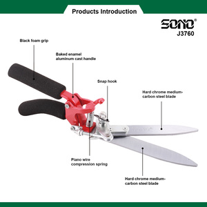 Sécateur de jardinage professionnel SONO J3760 en acier au carbone chromé, robuste et de haute qualité, pour droitiers, idéal pour la floriculture - Product Image 2