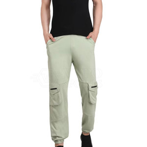 Pantalon de jogging décontracté mi-droit en toile de haute qualité, léger, avec cordon de serrage élastique réglable, confortable pour le quotidien - Product Image 5