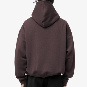 Sweat à capuche surdimensionné personnalisé pour homme, épais et lourd (500 g/m²), en molleton de coton, coupe ample - Product Image 2