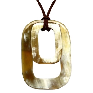 Pendentif en corne de buffle de haute qualité Design à la mode à la mode de l'Inde Fabricant en vrac Colliers de chaîne d'approvisionnement - Product Image 2