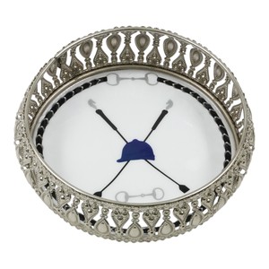 Bandeja Decorativa de Plata Alemana con Diseño de Flecha y Sombrero de Caballo, Tamaño Personalizado, para Regalos, Bandejas de Primera Calidad para Aperitivos y Galletas - Product Image 1