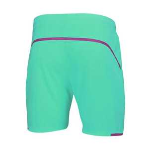 Conjunto de Uniforme de Tenis Unisex para Verano, Verde y Morado, con Estampado Sublimado, Transpirable, Top Ajustado de Manga Corta con Pantalones Cortos de Cintura Elástica - Product Image 5
