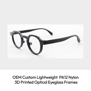 Montures de lunettes optiques TamTam OEM personnalisées en nylon PA12 léger imprimées en 3D, montures classiques pleines, verres en acrylique, design coréen - Product Image 3
