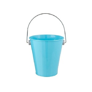 Nouveau Seau de Jardin Décoratif en Métal Thermolaqué, Motif Naturel Vintage, pour Intérieur et Extérieur, Taille et Forme Personnalisables - Product Image 1