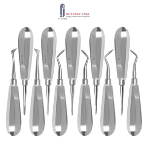 Elevador de raíces dental premium con mango ergonómico, instrumento manual de acero inoxidable, herramienta dental de clase I - Product Image 1