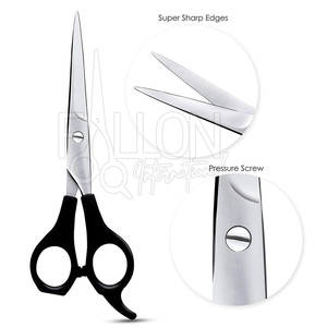 Ciseaux de toilettage à lames en acier inoxydable affûtées, action de coupe fluide, ciseaux de toilettage pour cheveux - Product Image 5