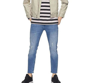 Nouveau Jean Homme Coupe Droite – Meilleure Qualité, Denim Slim, Pantalon Décontracté en Denim pour Homme, Jean en Denim Délavé à l'Acide - Product Image 1