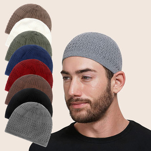 Muslim Unisex Turkish Cotton Kufi Prayer Hat Topi Taqiyah Premium Quality <b>Islamic</b> Hats Adults 3D Embroidery Customizable - Product Image 2