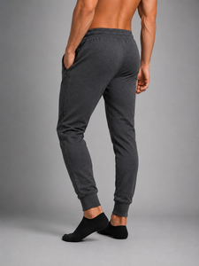 Pantalones deportivos para correr hechos con una mezcla de algodón suave y transpirable de primera calidad, perfectos para entrenamientos diarios en el gimnasio, para estar en casa y para uso casual en la calle. - Product Image 2