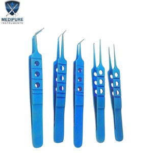 Premium Micro Toothed Forceps Stainless Steel Precision Fine Tip Microsurgical <b>Instrument</b> for Microvascular <b>Neurosurgery</b> - Product Image 6