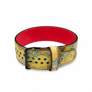 เข็มขัดยกน้ำหนักหนังแท้ลายอนิเมะ เข็มขัดออกกำลังกายเพาะกาย เข็มขัดพยุงหลัง เข็มขัดยกน้ำหนักหนังแท้แบบซับลิเมชั่น - Product Image 6