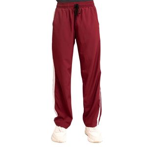 Men's Burgundy Jogger Pants Casual Sweatpants <b>Elastic</b> <b>Waist</b> Drawstring Sports Training Track <b>Trousers</b> Wholesale - Product Image 1