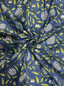 Eco-Friendly Organic Cotton Cambric 60x60 Block Print Traditional Jaipuri Fabric for Home Decor Curtain Craft Boys - Product Image 6