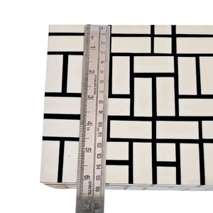 Boîte à bijoux artisanale en os incrusté, motif floral marocain, écologique, pour rangement décoratif, décoration de table, nouvel an - Product Image 1