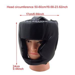 Full-covered Lightweight Leather <b>Skiing</b> Children's Unisex Water Resistant Boxing Helmet Headgear Gym Equipment - Product Image 5