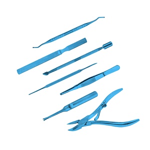 ชุดเครื่องมือทำเล็บมือและเล็บเท้าแบบพกพากรรไกรตัดเล็บสแตนเลส - Product Image 5