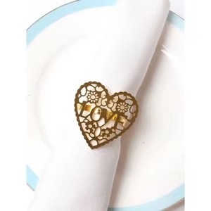 Anillo de Servilleta Metálico Decorativo para Mesas de Comedor, Hogar, Restaurantes, Bodas y Decoración de Mesa - Product Image 1