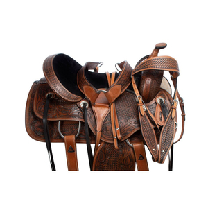 Vente en gros de selles pour chevaux de course et de dressage, selles de cheval en cuir personnalisées, selles d'équitation en cuir véritable - Product Image 4
