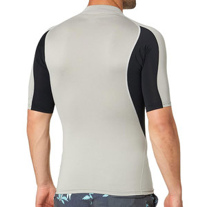 Men High Stretch Polyester/Nylon Rash Guard Training Shirt Breathable Quick Dry Performance Top for Surfing Water Sports Fitness - Product Image 5