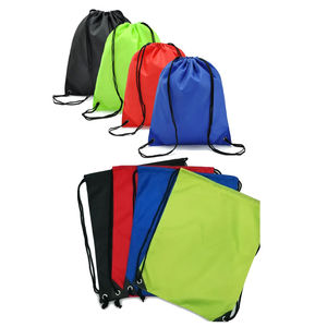 Sac à dos de sport à cordon de serrage personnalisé imperméable de haute qualité 2026, sacs promotionnels en polyester à cordon de serrage - Product Image 1