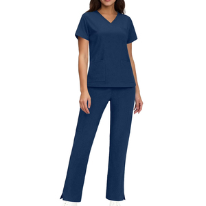 Tenue médicale personnalisée pour infirmières et personnel hospitalier – Ensemble de blouses et pantalons pour cliniques, spas et salons de beauté – Vêtements de travail pour femmes - Product Image 4