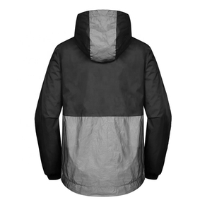 Chaqueta Impermeable con Capucha para Hombre, Color Negro y Gris, Cierre de Cremallera, Estilo Casual para Invierno, Relleno de Poliéster, Corte Regular - Product Image 2