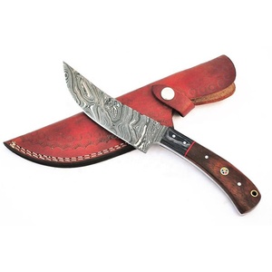 Cuchillo de filetear artesanal Viking Art, hoja de acero de Damasco, punta caída, mango de madera, cocina, bricolaje, ODM, OEM - Product Image 4