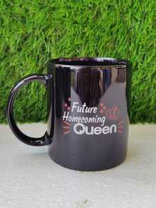แก้วกาแฟเซรามิกสีดำ แก้วชาเซรามิกพิมพ์ลาย แก้วเซรามิกมีลายพิมพ์ ชาดำ กาแฟ - Product Image 3