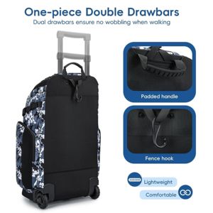 Large Capacity Adult Baseball <b>Backpack</b> with Softball Shoes Compartment – Youth Boys’ Lightweight Multi-Sport Racket Bag - Product Image 3