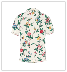 เสื้อโปโลพิมพ์ลายดอกไม้สไตล์วินเทจสำหรับผู้ชาย แขนสั้นลำลอง แฟชั่นฤดูร้อน เหมาะสำหรับเล่นกอล์ฟและชายหาด ระบายอากาศได้ดี น้ำหนักเบา - Product Image 5