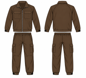 Conjunto de Pantalones Deportivos Holgados, Ropa Deportiva de Estilo Urbano, Conjunto Deportivo Casual de Nailon Resistente al Viento, Chaquetas para Hombre y Conjuntos de Dos Piezas para Correr - Product Image 2